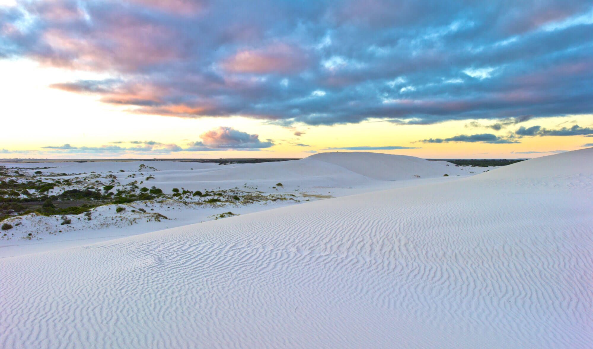 Sand dunes in Bremer Bay