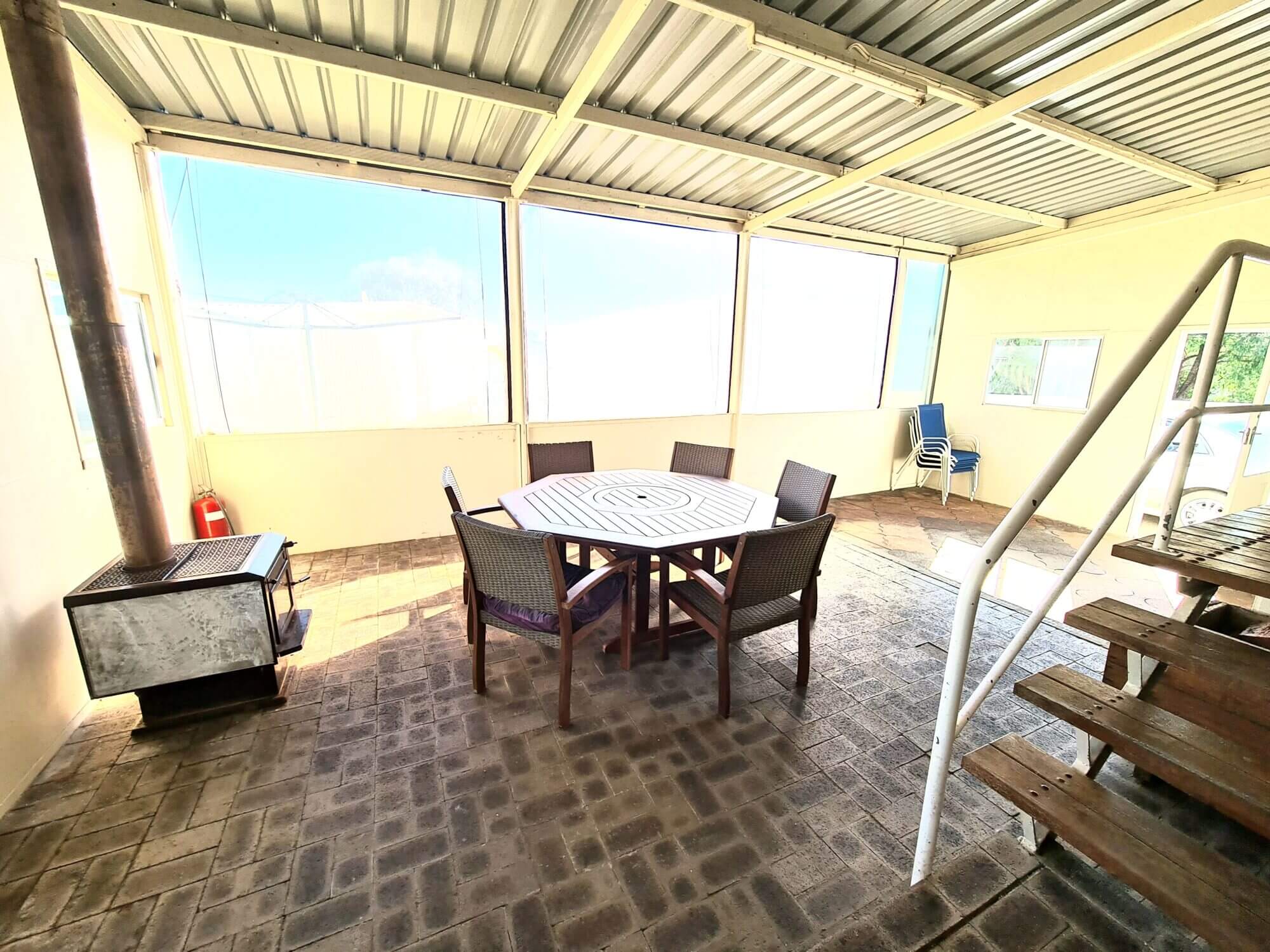 Mick's Pad - Accommodation in Bremer Bay - 23 Barbara Street - Undercover Fireplace