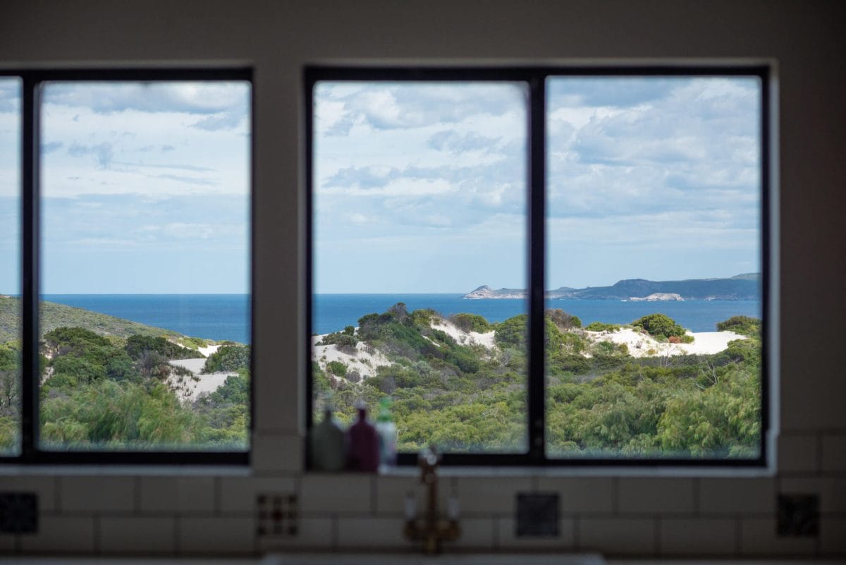 Blossoms - 55 Gneiss Hill Road Bremer Bay - View to sea from Kitchen