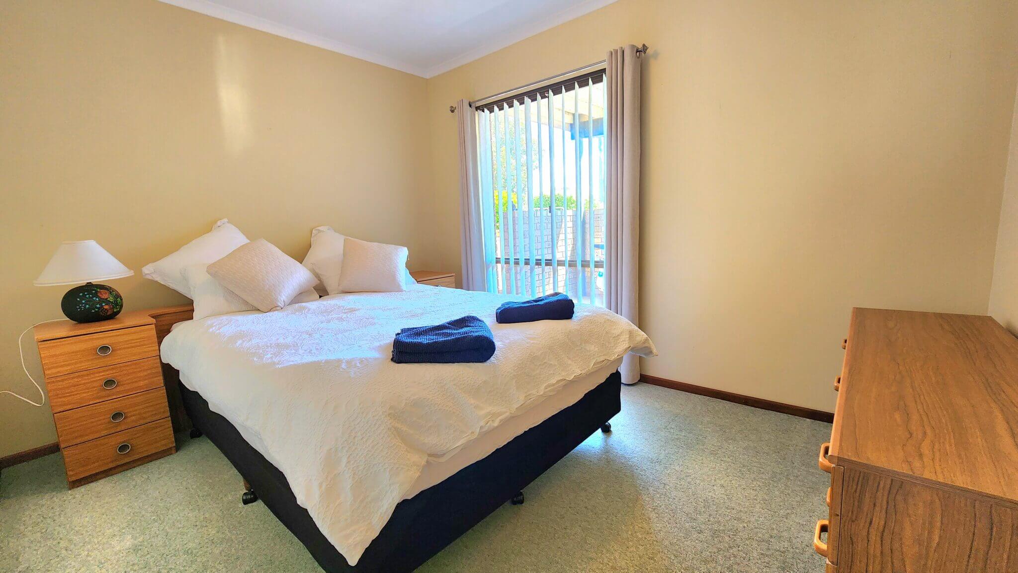 Accommodation in Bremer Bay - 3 John St - Downstairs Queen Bedroom