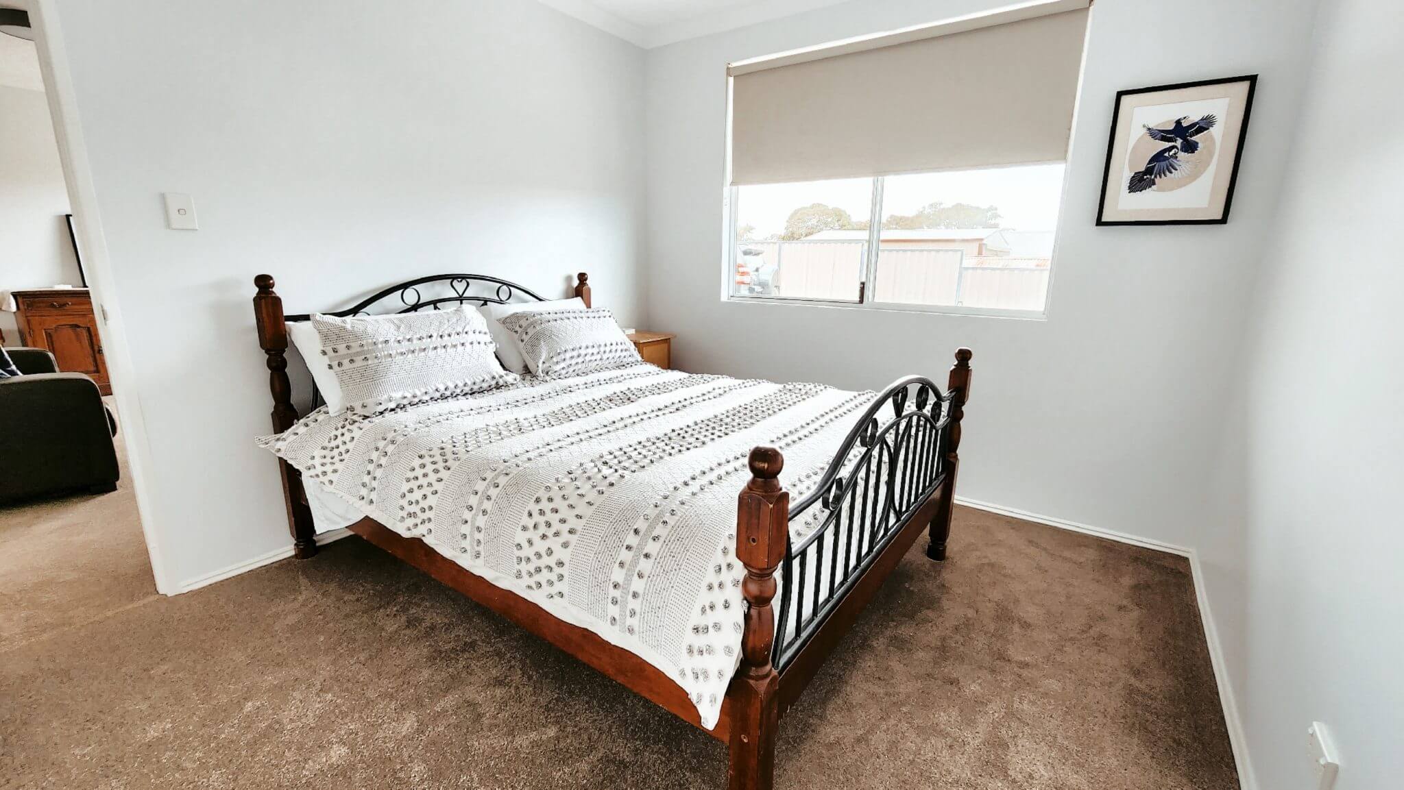 Bedroom - Queen Bed - Blue Dune Duo Unit A - Accommodation in Bremer Bay - 12A Margaret Street Bremer Bay