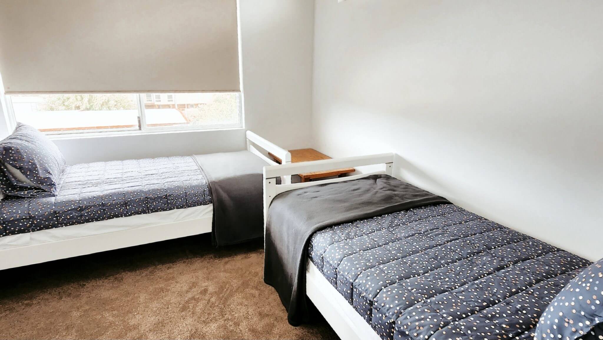 Bedroom 2 - Two Single Beds - Blue Dune Duo Unit B - Accommodation in Bremer Bay - 12A Margaret Street Bremer Bay