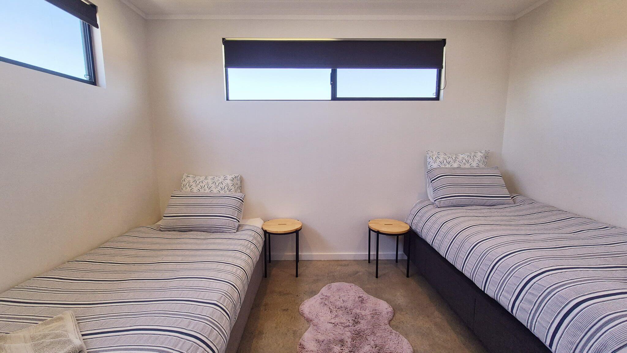 Second Bedroom - Two Single Beds - Block 785 - Accommodation in Bremer Bay - Lot 785 Freeman Drive Bremer Bay
